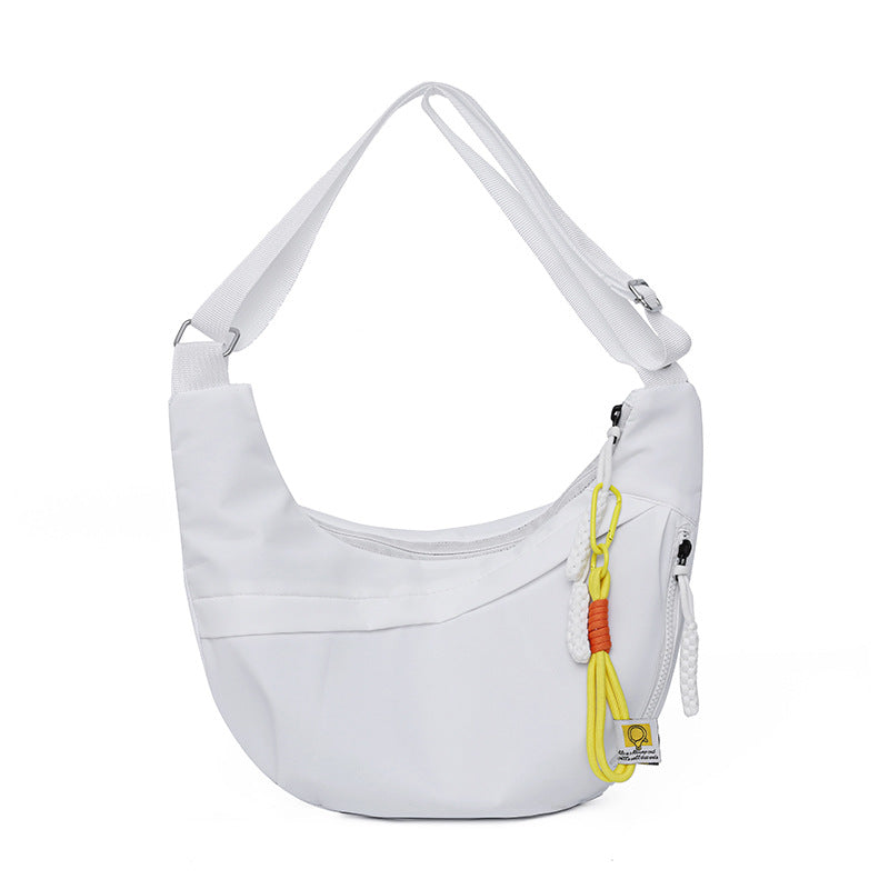 Women's Practical Shoulder Bag with Stylish Zipper