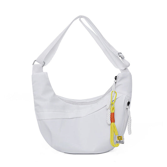 Women's Practical Shoulder Bag with Stylish Zipper