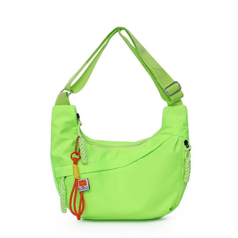 Women's Practical Shoulder Bag with Stylish Zipper