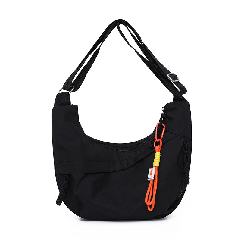 Women's Practical Shoulder Bag with Stylish Zipper