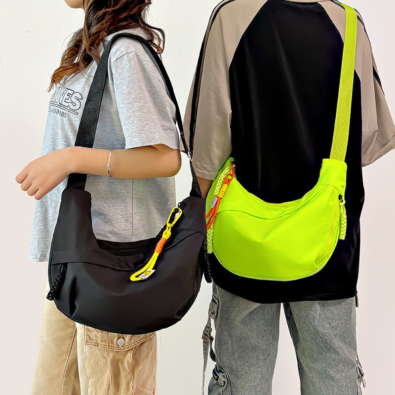 Women's Practical Shoulder Bag with Stylish Zipper