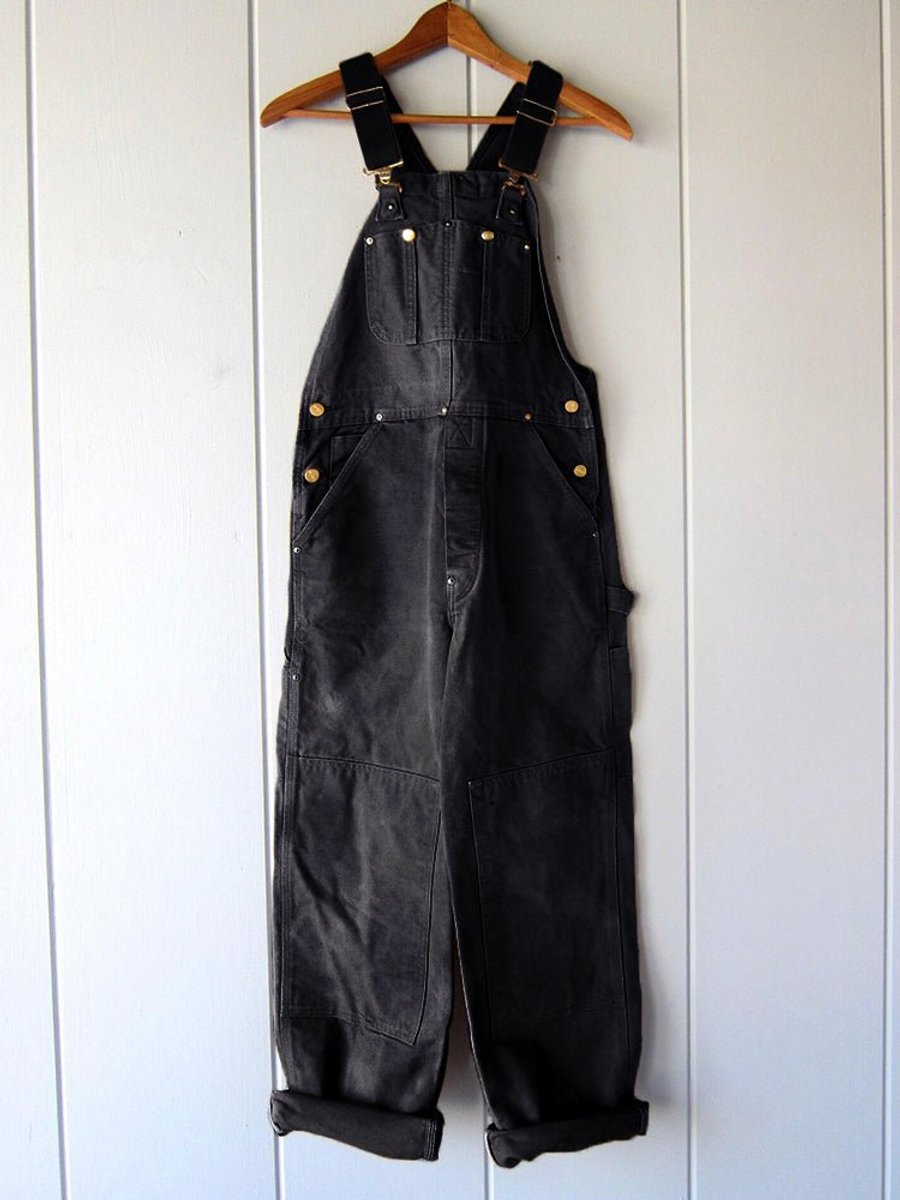 Women's Relaxed-Fit Adjustable-Strap Bib Overalls