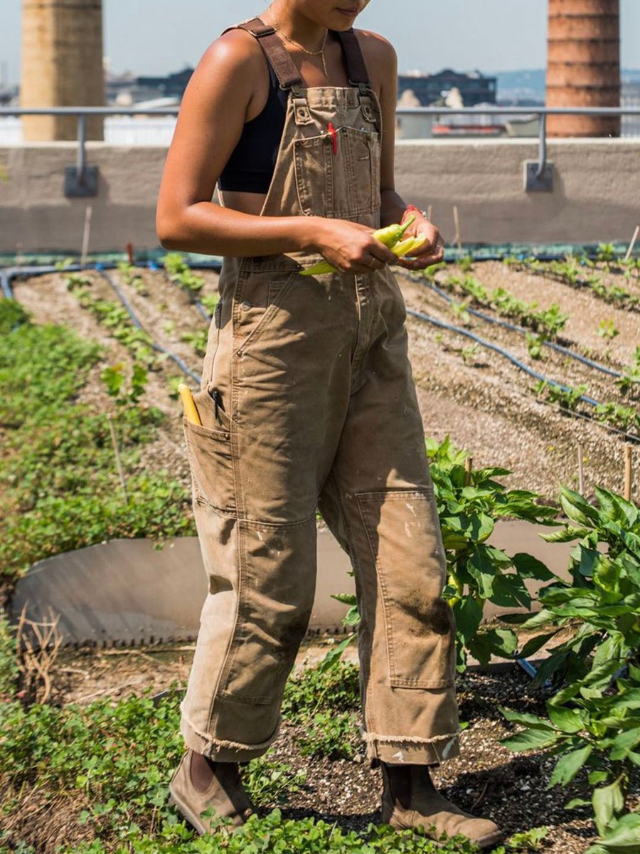 Women's Relaxed-Fit Adjustable-Strap Bib Overalls