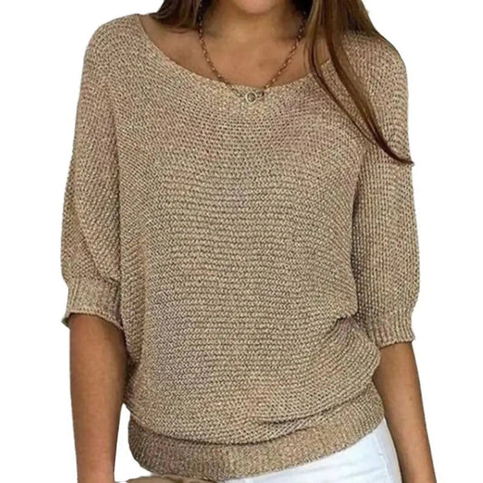 Women's Relaxed-Fit Batwing-Sleeve Sweater