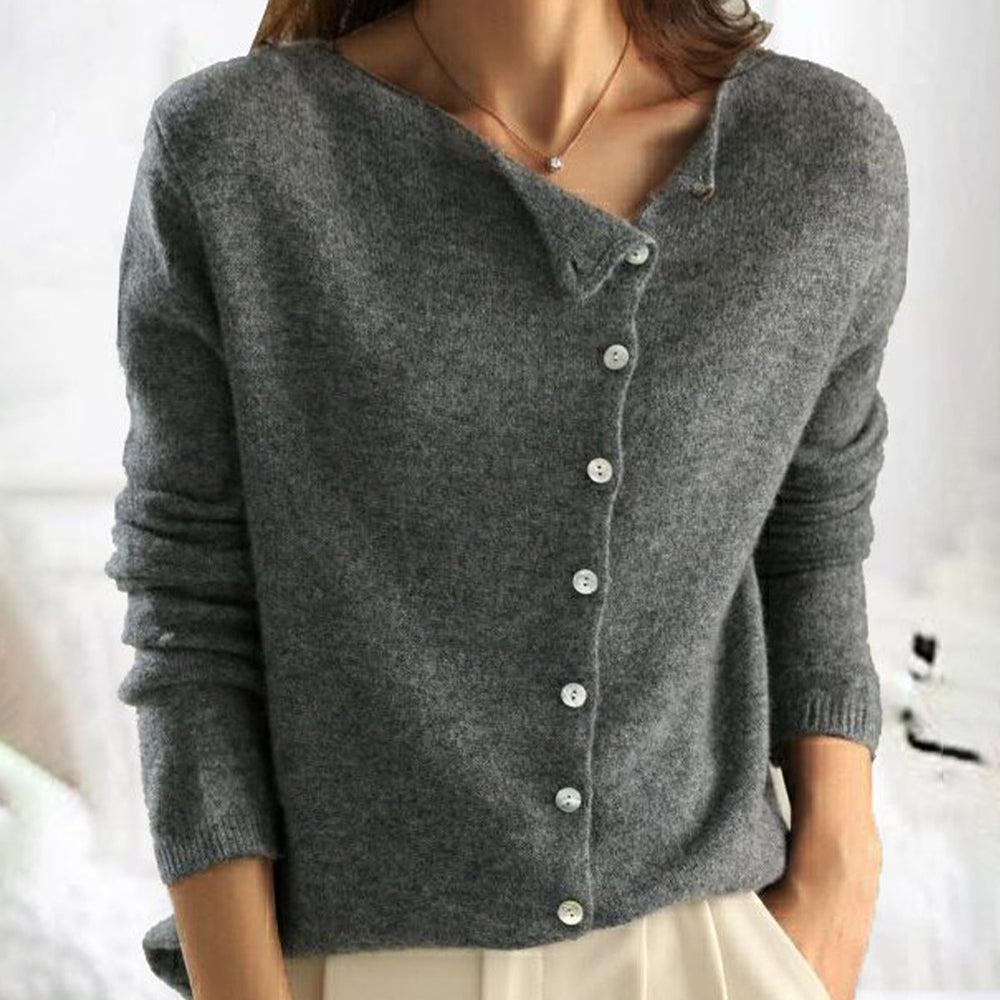 Women's Relaxed Fit Button-Up Cardigan