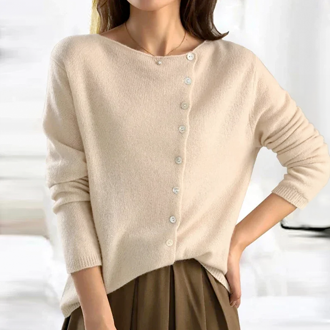 Women's Relaxed Fit Button-Up Cardigan