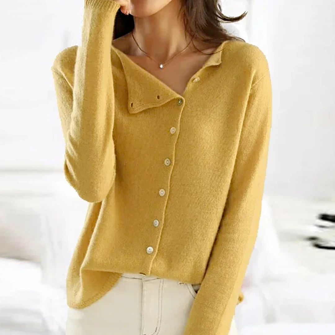 Women's Relaxed Fit Button-Up Cardigan