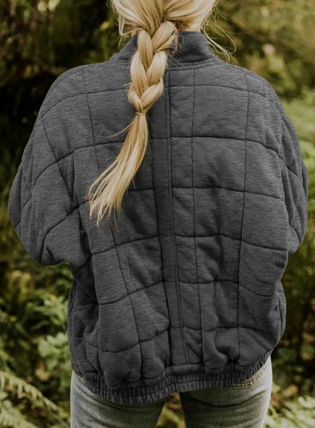 Women's Relaxed-Fit Lightweight Quilted Zip-Up Coat