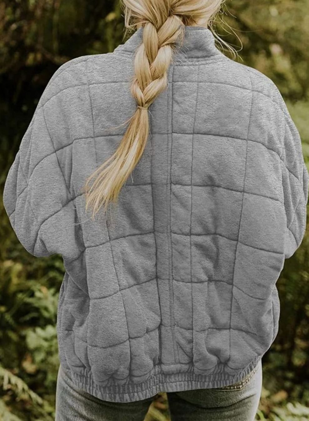 Women's Relaxed-Fit Lightweight Quilted Zip-Up Coat