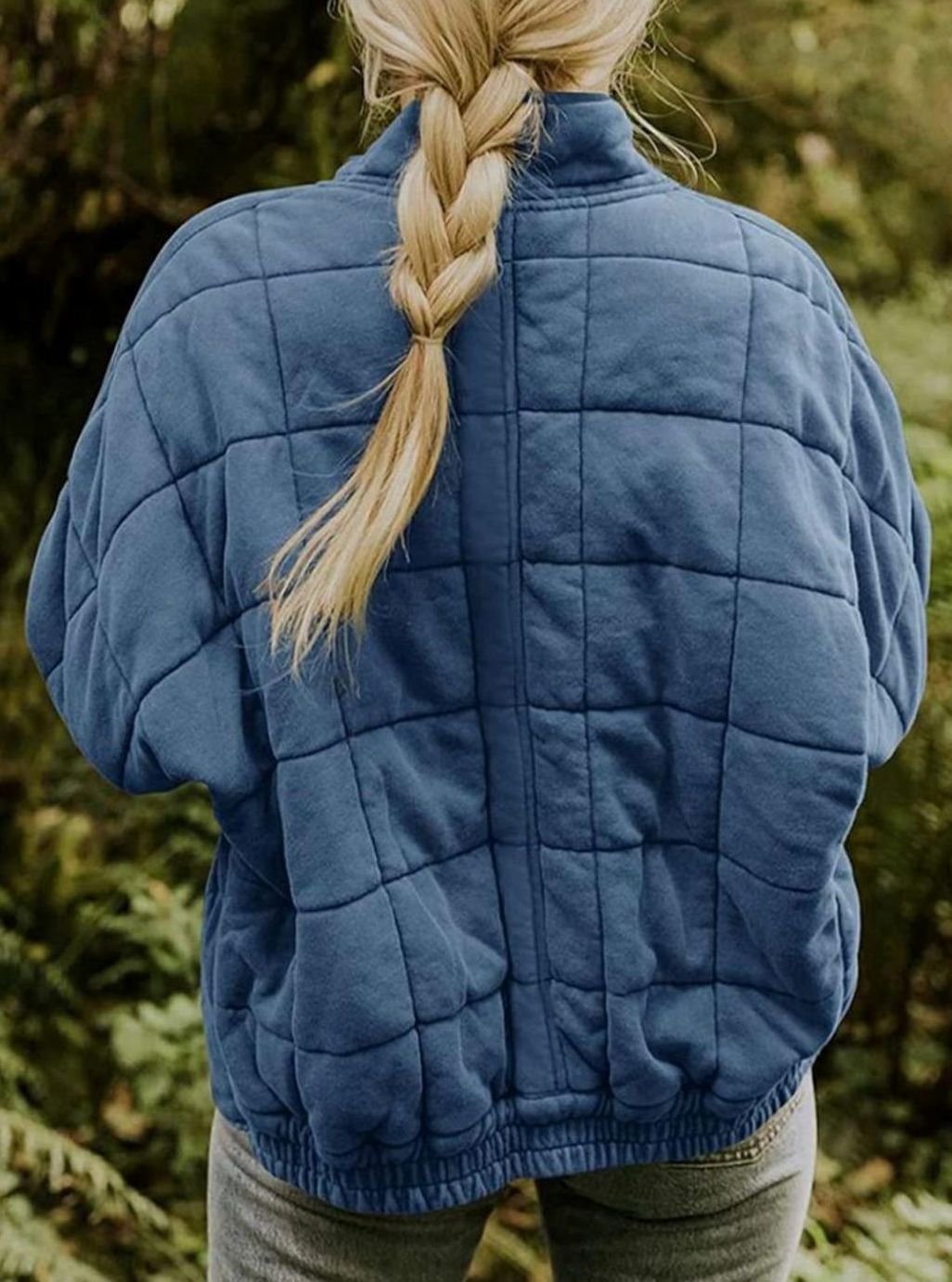 Women's Relaxed-Fit Lightweight Quilted Zip-Up Coat