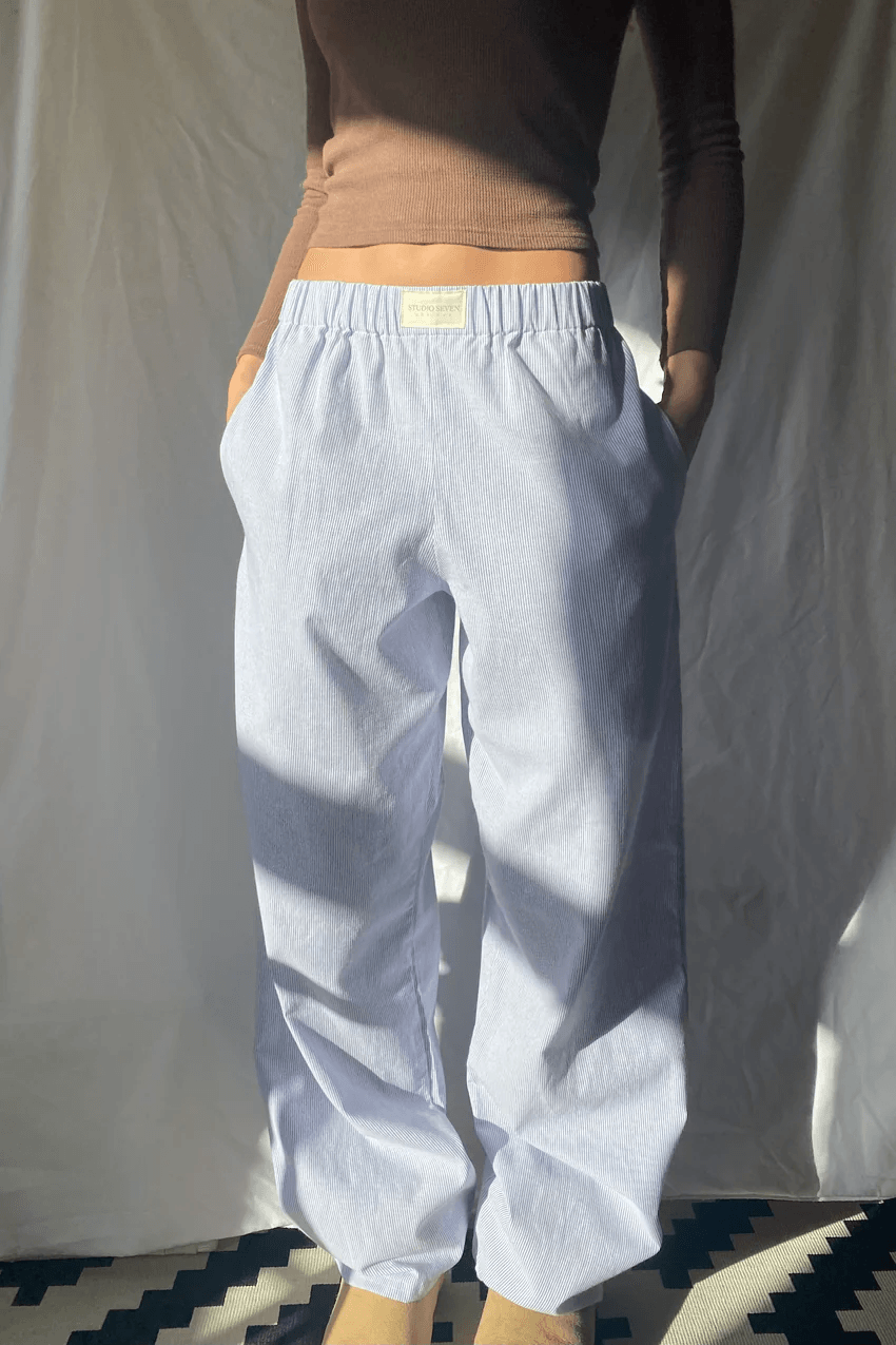 Women's Relaxed Fit Lounge Pants with Elastic Waist and Side Pockets - Soft, Lightweight and Comfortable