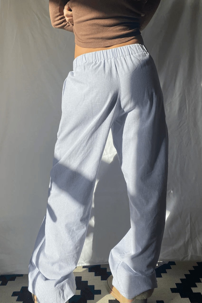 Women's Relaxed Fit Lounge Pants with Elastic Waist and Side Pockets - Soft, Lightweight and Comfortable