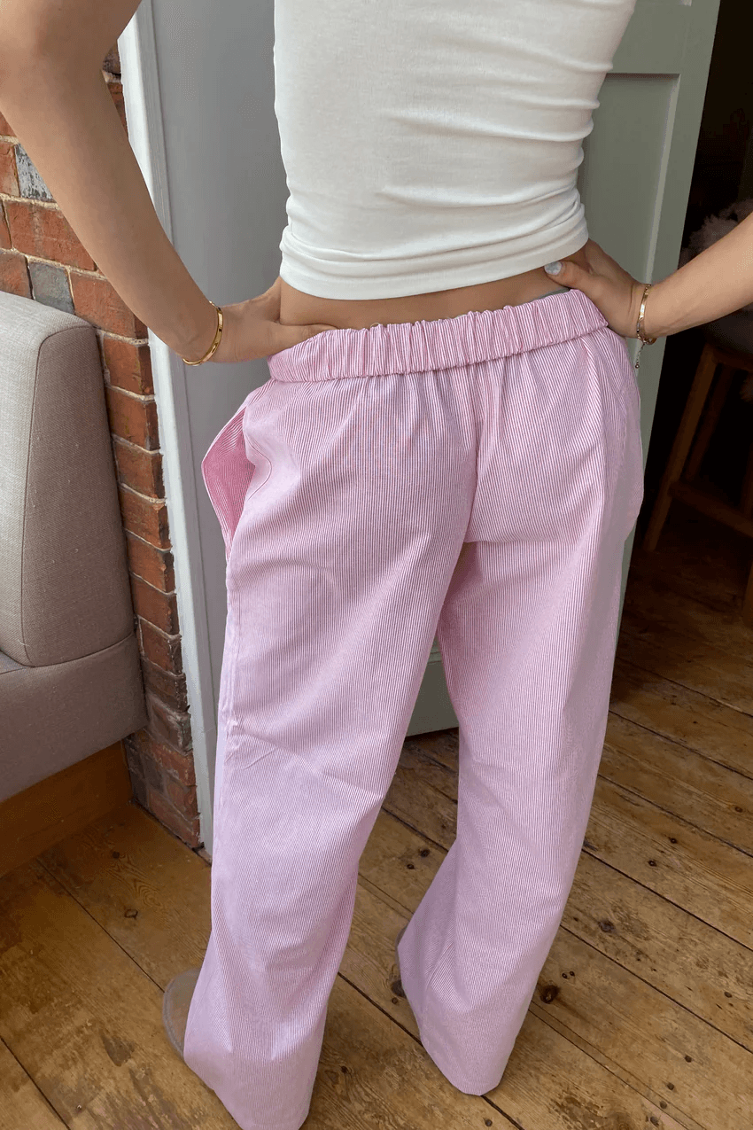 Women's Relaxed Fit Lounge Pants with Elastic Waist and Side Pockets - Soft, Lightweight and Comfortable