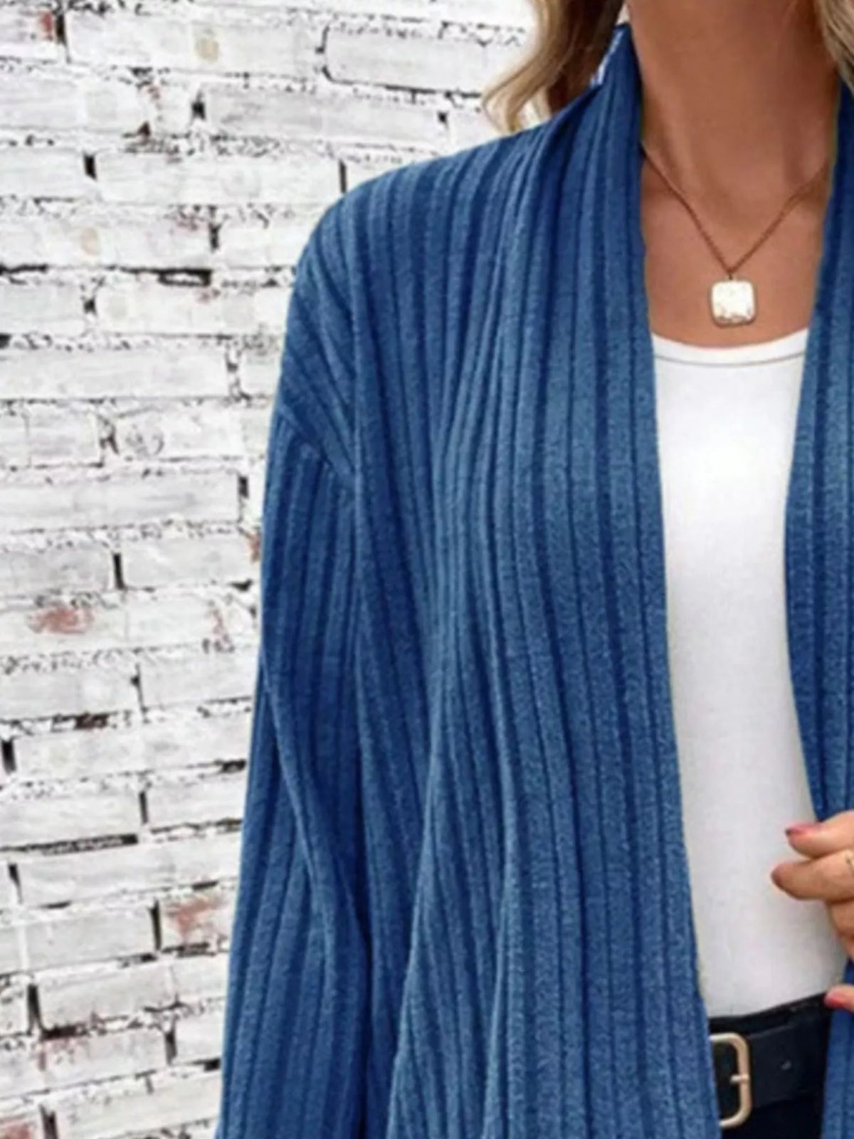 Women's Relaxed Open-Front Cardigan