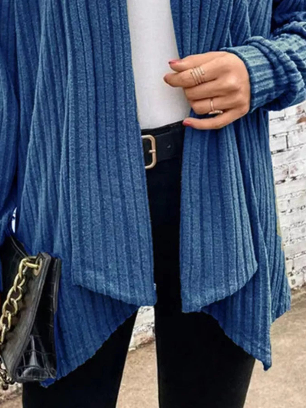 Women's Relaxed Open-Front Cardigan