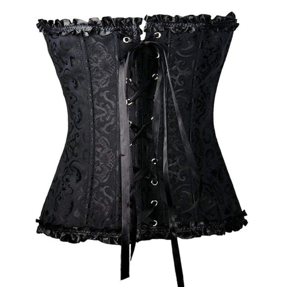 Women's Retro Boned Corset – Adjustable Waist Trainer for a Sculpted Silhouette