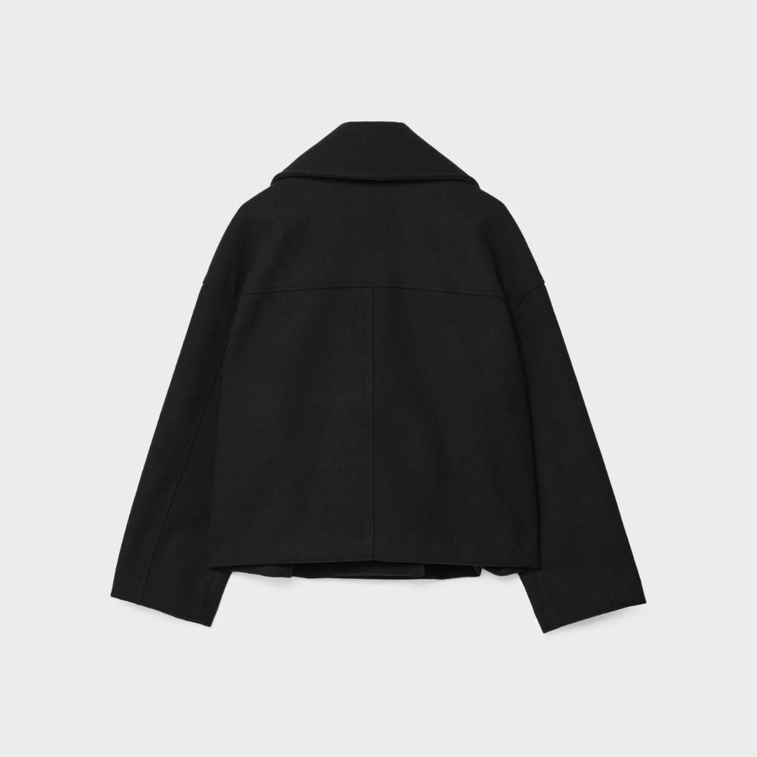 Women's Short Double-Breasted Jacket for Autumn & Winter