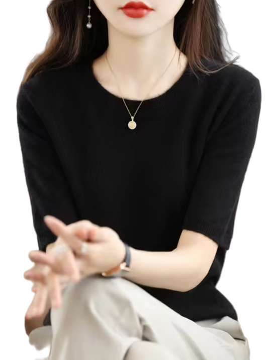 Women's Short-Sleeve Sweater