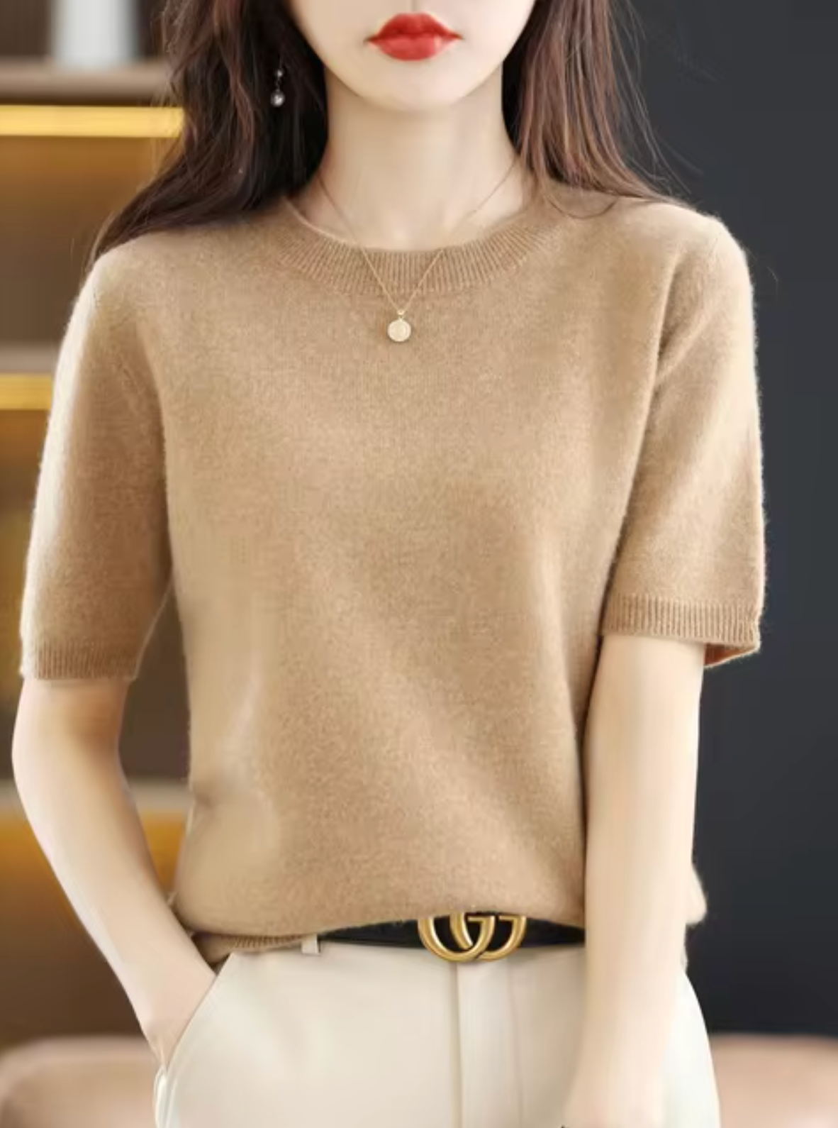 Women's Short-Sleeve Sweater