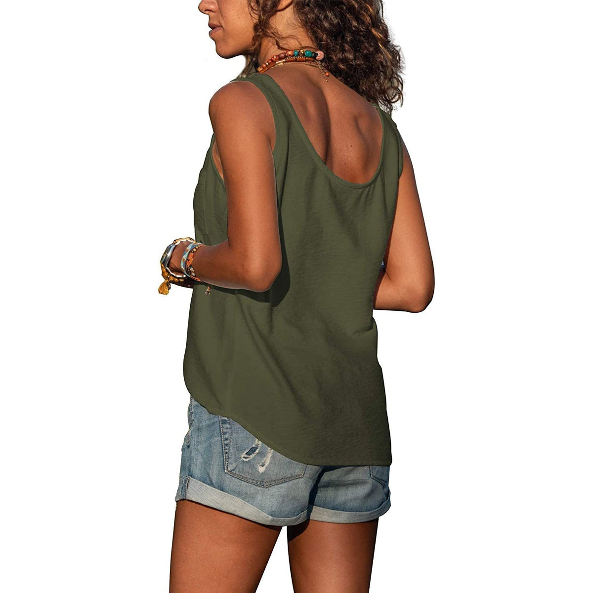 Women's Slim Fit Breathable Ibiza Style Top