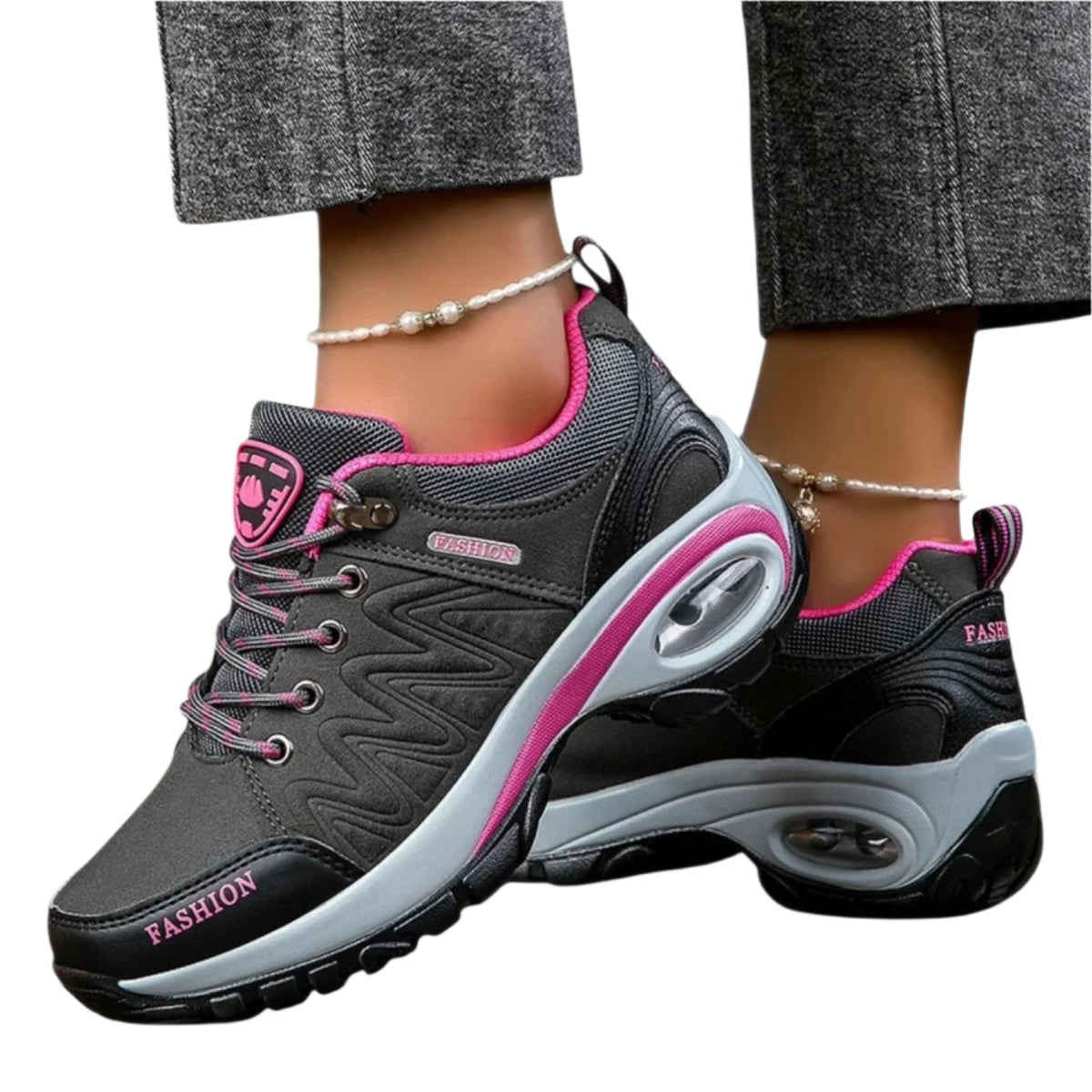 Women's Slip-On Walking Shoes with Comfort and Support