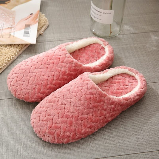 Women's Slippers with Fluffy and Non-Slip Sole