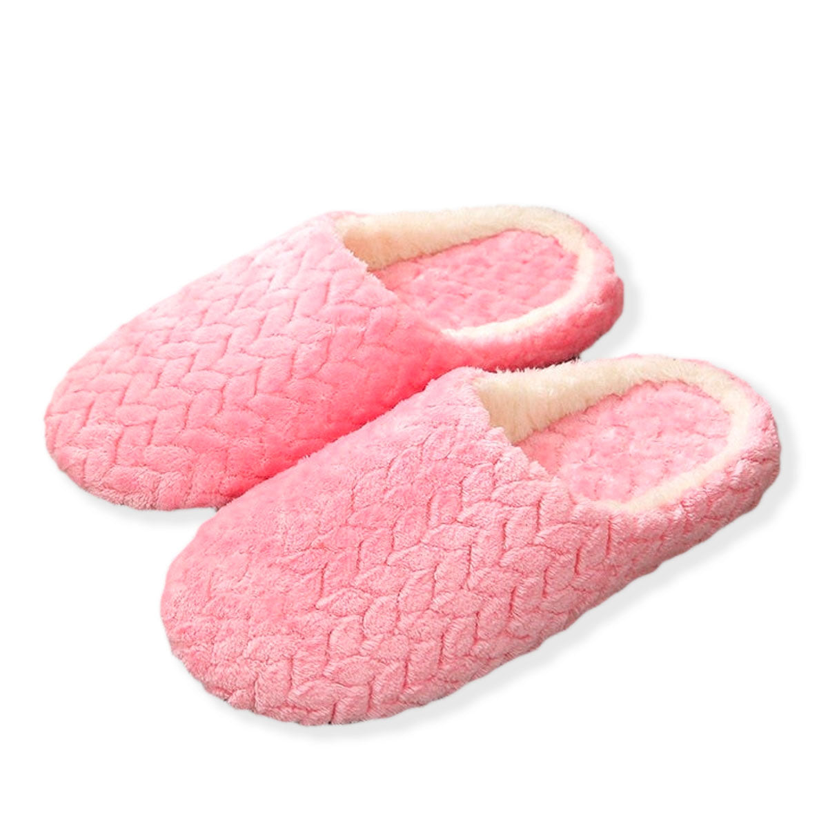 Women's Slippers with Fluffy and Non-Slip Sole
