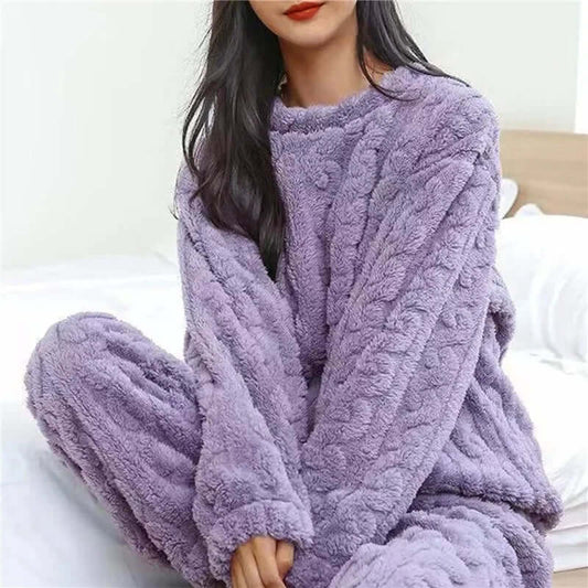 Women's Soft Warm Pyjama Loungewear Set