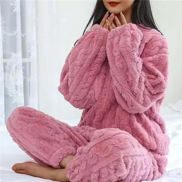 Women's Soft Warm Pyjama Loungewear Set