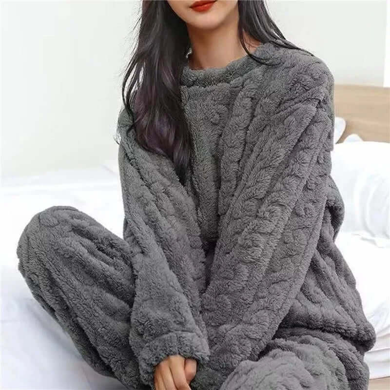 Women's Soft Warm Pyjama Loungewear Set