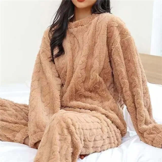 Women's Soft Warm Pyjama Loungewear Set