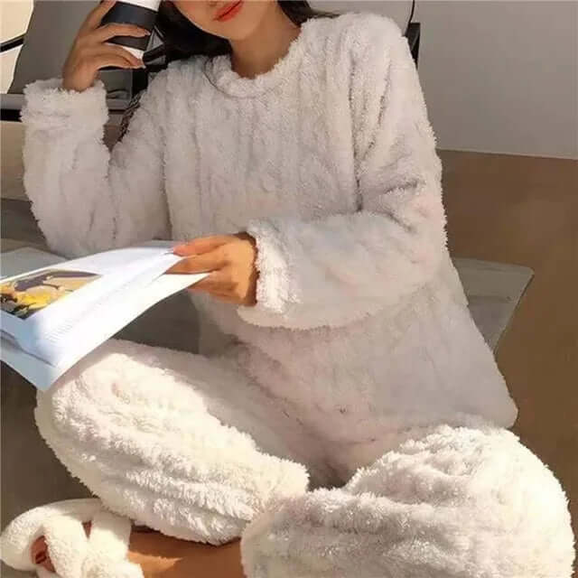 Women's Soft Warm Pyjama Loungewear Set