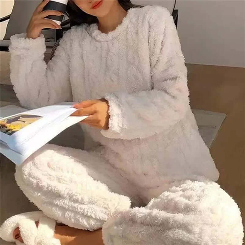 Women's Soft Warm Pyjama Loungewear Set
