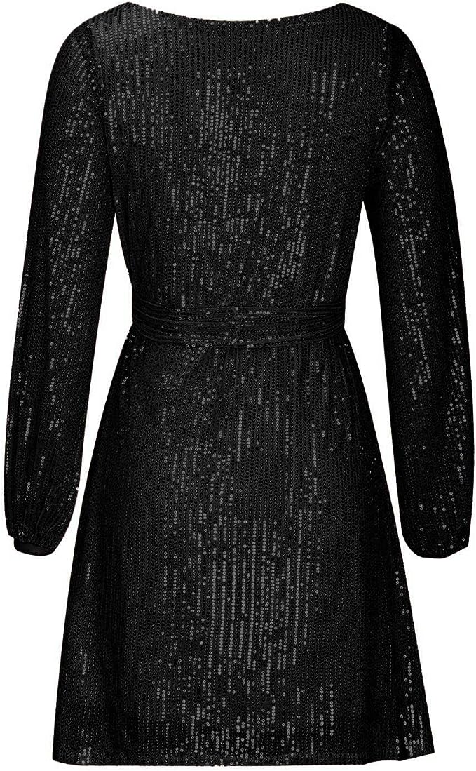 Women's Sparkling Sequin Mini Party Dress