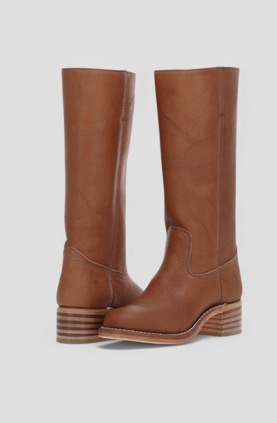 Women's Stacked-Heel Knee-High Boots