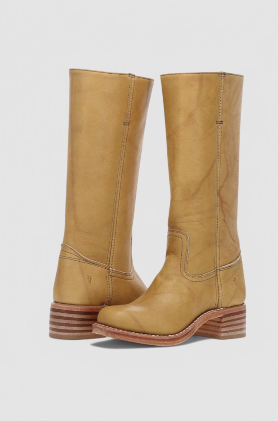Women's Stacked-Heel Knee-High Boots