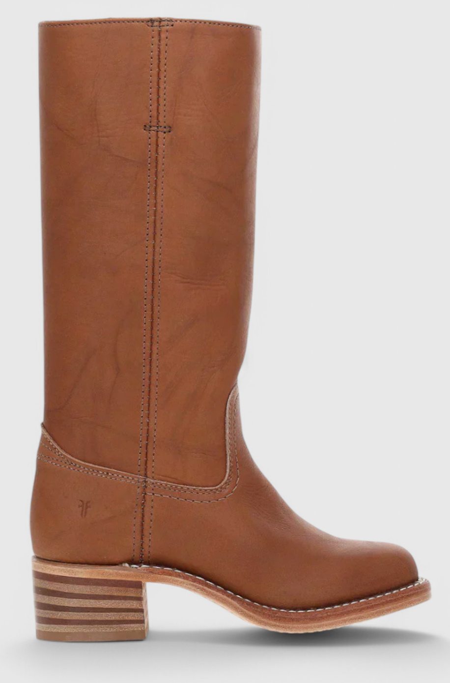 Women's Stacked-Heel Knee-High Boots
