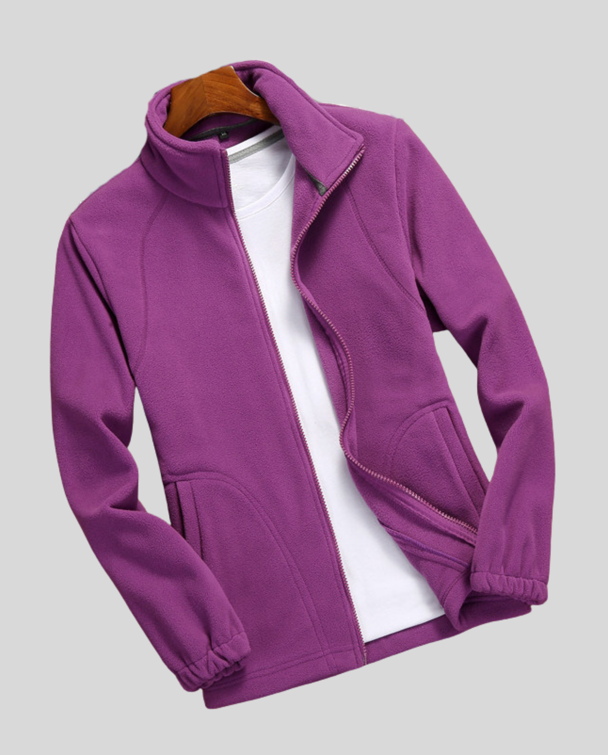 Women's Stand-Collar Zip-Up Jacket