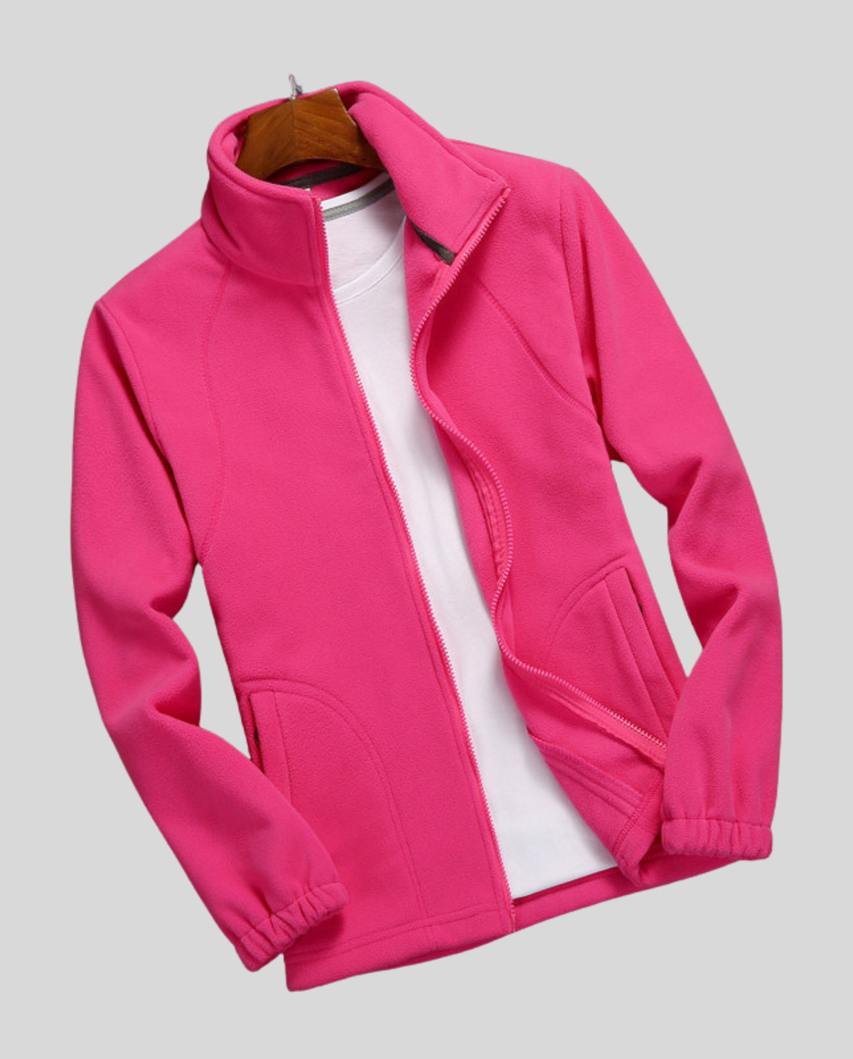 Women's Stand-Collar Zip-Up Jacket