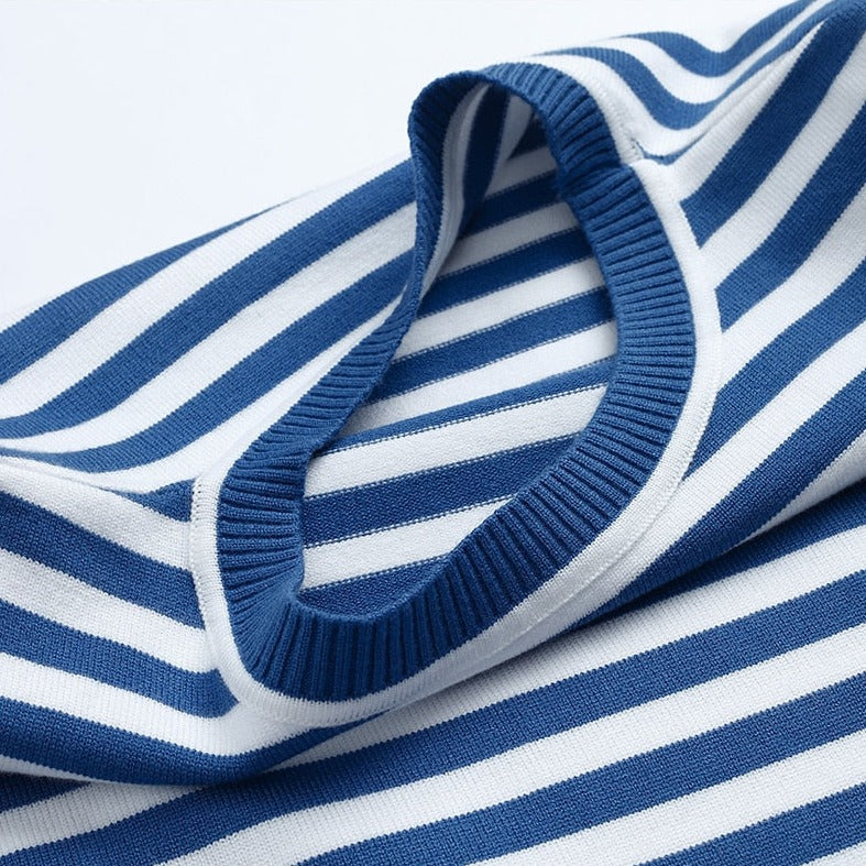 Women's Striped Long-Sleeve T-Shirt