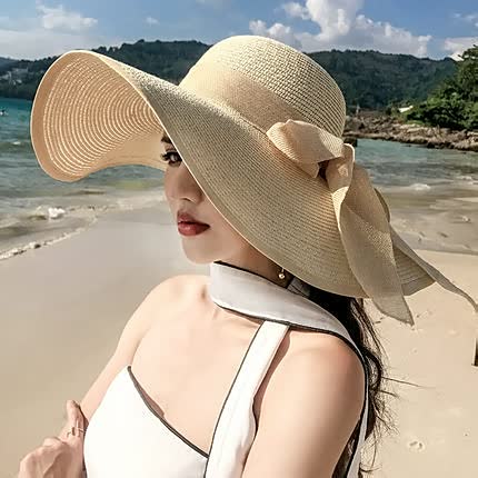 Women's Summer Sun Hat - Elegant with Optimal Sun Protection