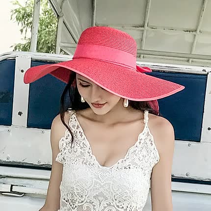 Women's Summer Sun Hat - Elegant with Optimal Sun Protection