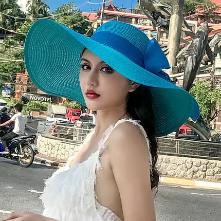 Women's Summer Sun Hat - Elegant with Optimal Sun Protection