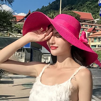 Women's Summer Sun Hat - Elegant with Optimal Sun Protection
