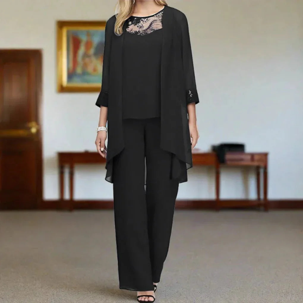 Women's Two-Piece Set - Coordinated Modern Style