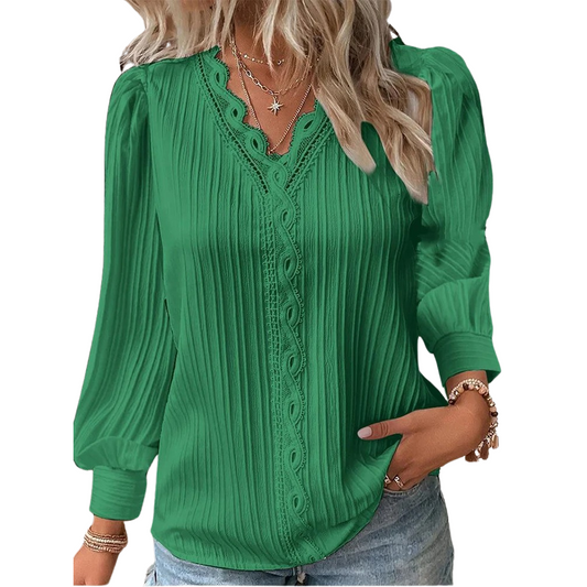 Women's V-Neck Blouse