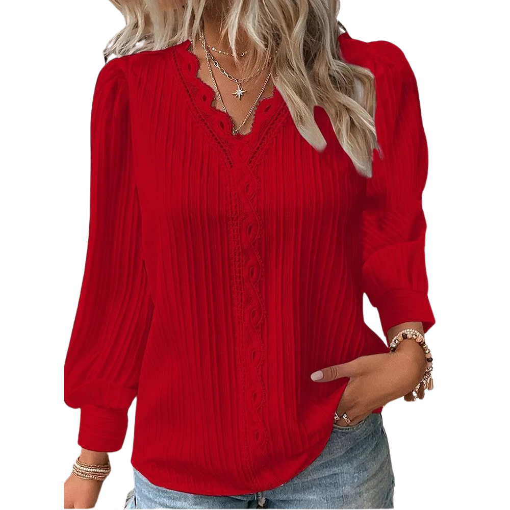 Women's V-Neck Blouse