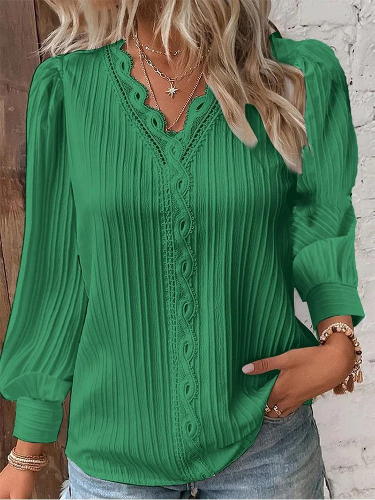 Women's V-Neck Blouse