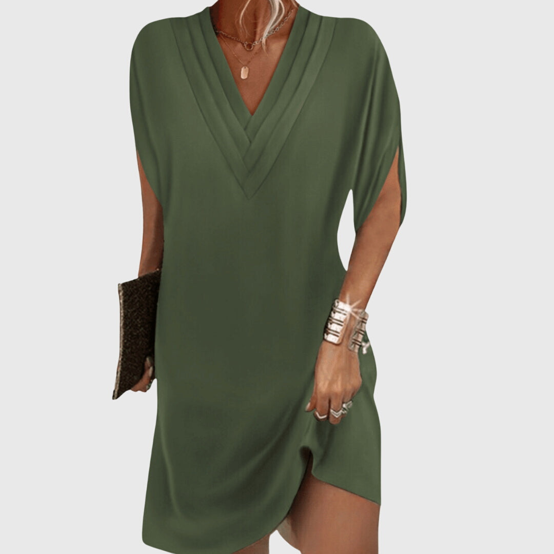 Women's V-Neck Mini Dress