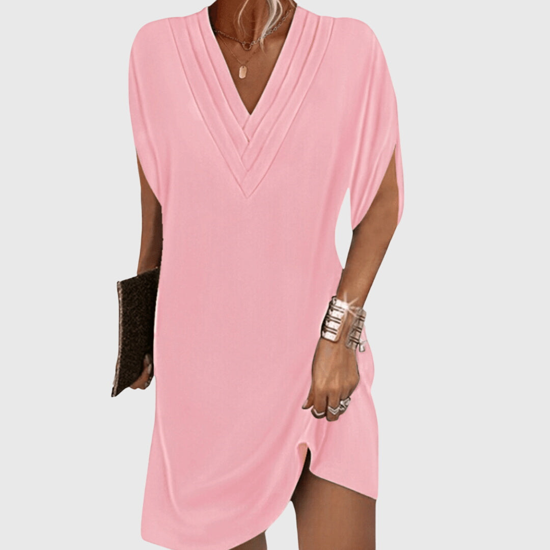 Women's V-Neck Mini Dress